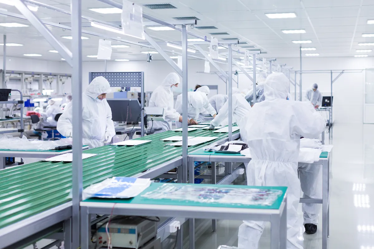 Salle propre ou environnement hospitalier